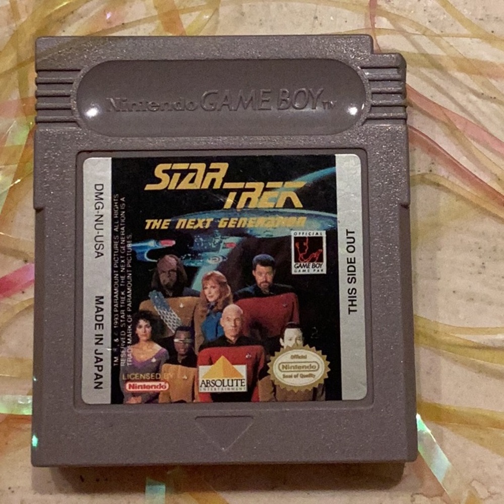 Star Trek The Next Generation Nintendo Game Boy Game GameBoy Authentic